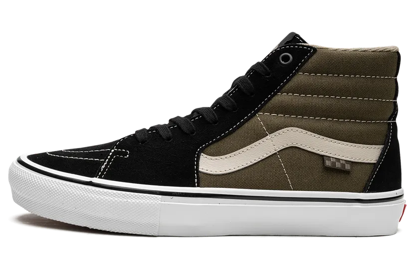 Vans Skate Sk8 Hi “Black/Olive” (VN0A5FCCBKO)