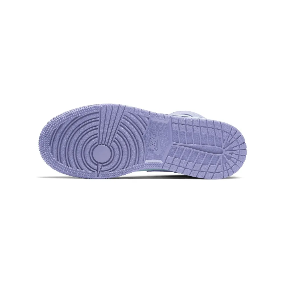 Jordan 1 Mid Purple Aqua (GS) (554725-500)