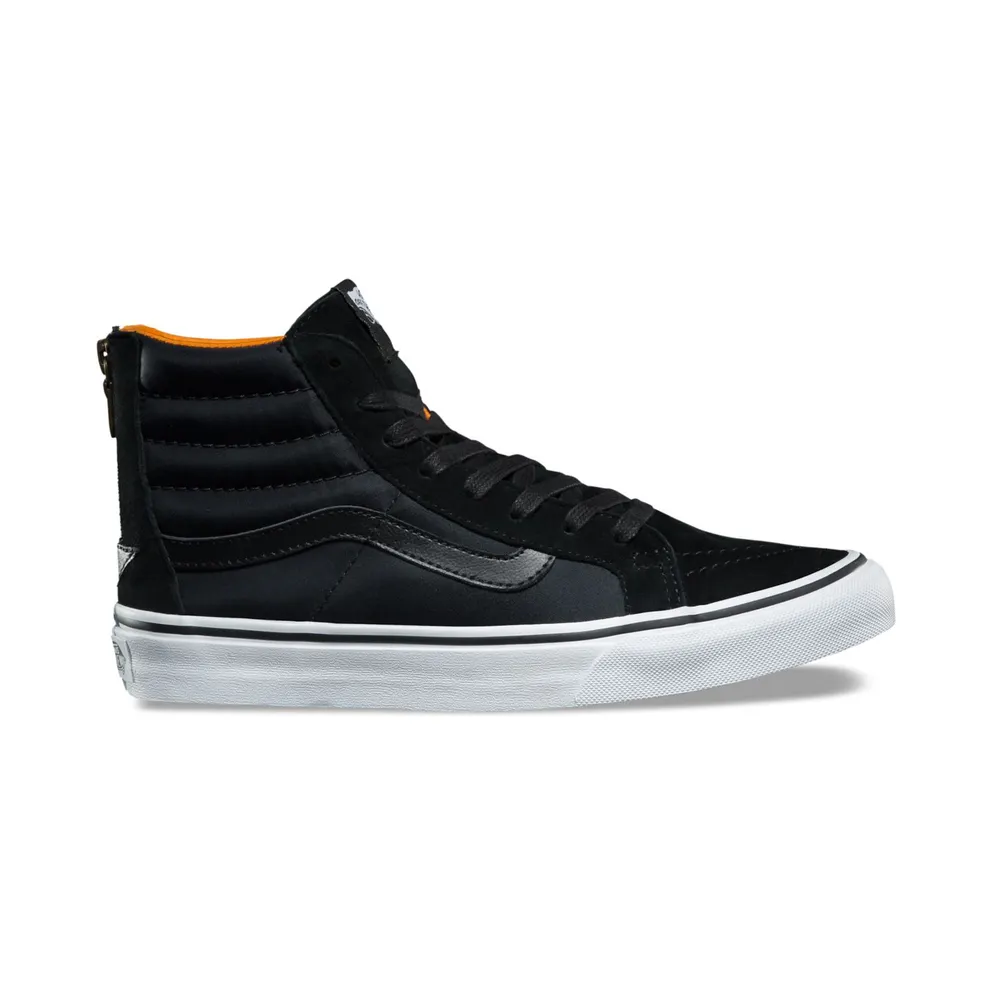 VANS Boom Boom Sk8-hi Slim Zip Shoes (Black)