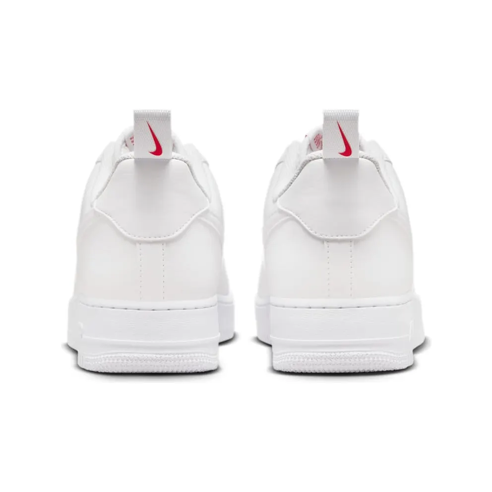 Nike Air Force 1 Low ’07 SE White Red Mini Swoosh (FZ7187-100)