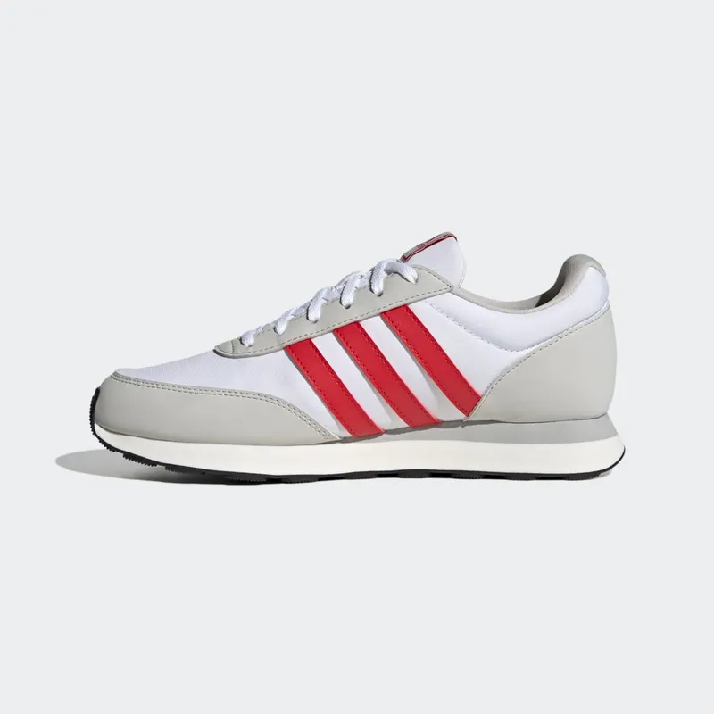 Adidas Run 60s 3.0 Lifestyle Running Cloud White / Better Scarlet / Grey One (HP2260)