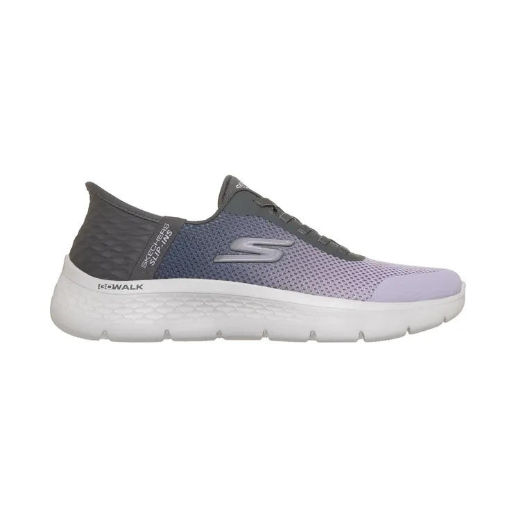 Skechers Slip-ins: GO Walk Flex Grand Entry Houtskool/Lavendel (124836CCLV)