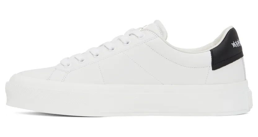 Givenchy White Chito Edition Dog Print City Sport Sneakers (BH005VH13N) (3)