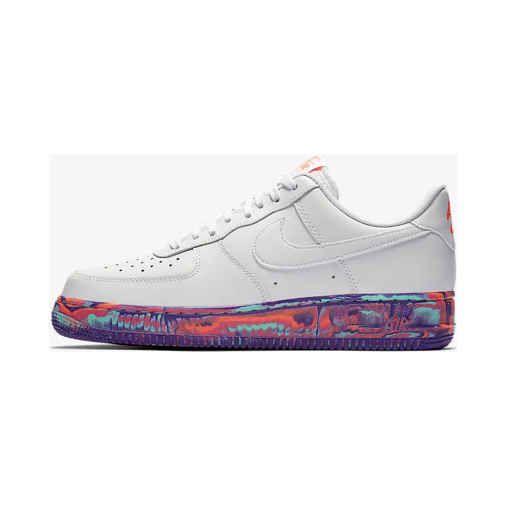 Nike Air Force 1 Low White Multi-Color Marble White/White-Vast Grey (AJ9507-100)