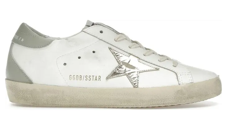 Golden Goose Superstar Deluxe White Platinum Grey (GWF00102.F006844.12166)