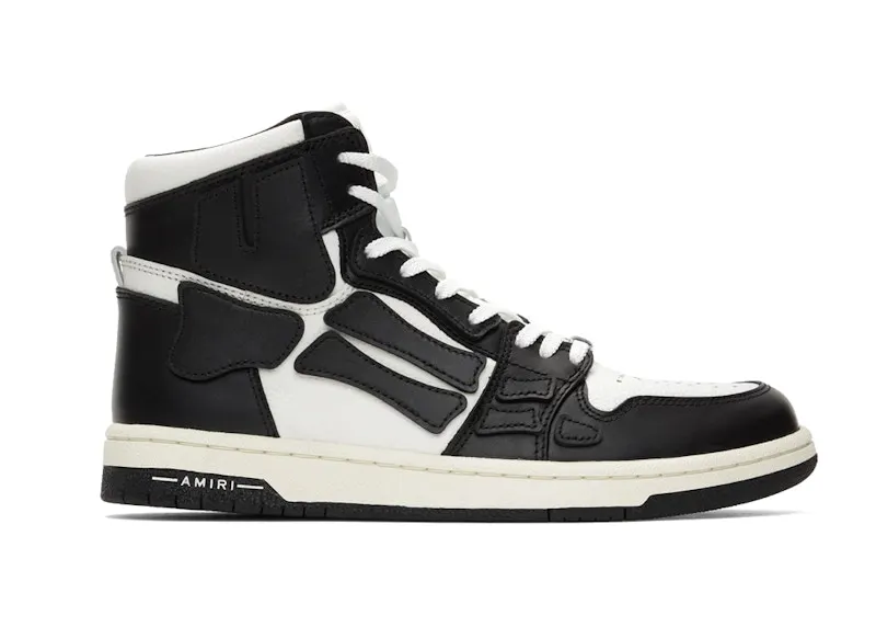 AMIRI Skel Top Hi Black White (211886M236003)