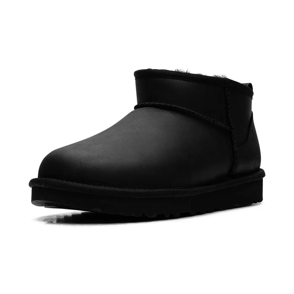 Ugg Classic Ultra Mini Leather “Black” (1174210-BLK)