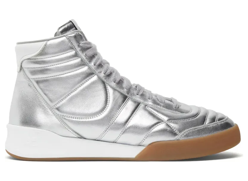 Courrèges Club 02 leren “Silver” (323SSN011CR0036)