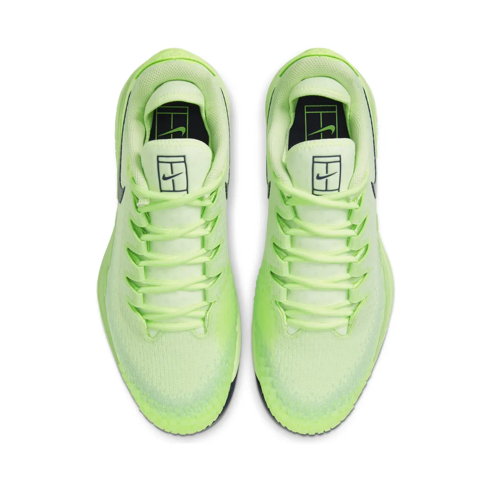 NikeCourt Air Zoom Vapor X Knit Hardcourt “Ghost Green / Barely Volt / Aphid Green / Blackened Blue” (AR0496-302)