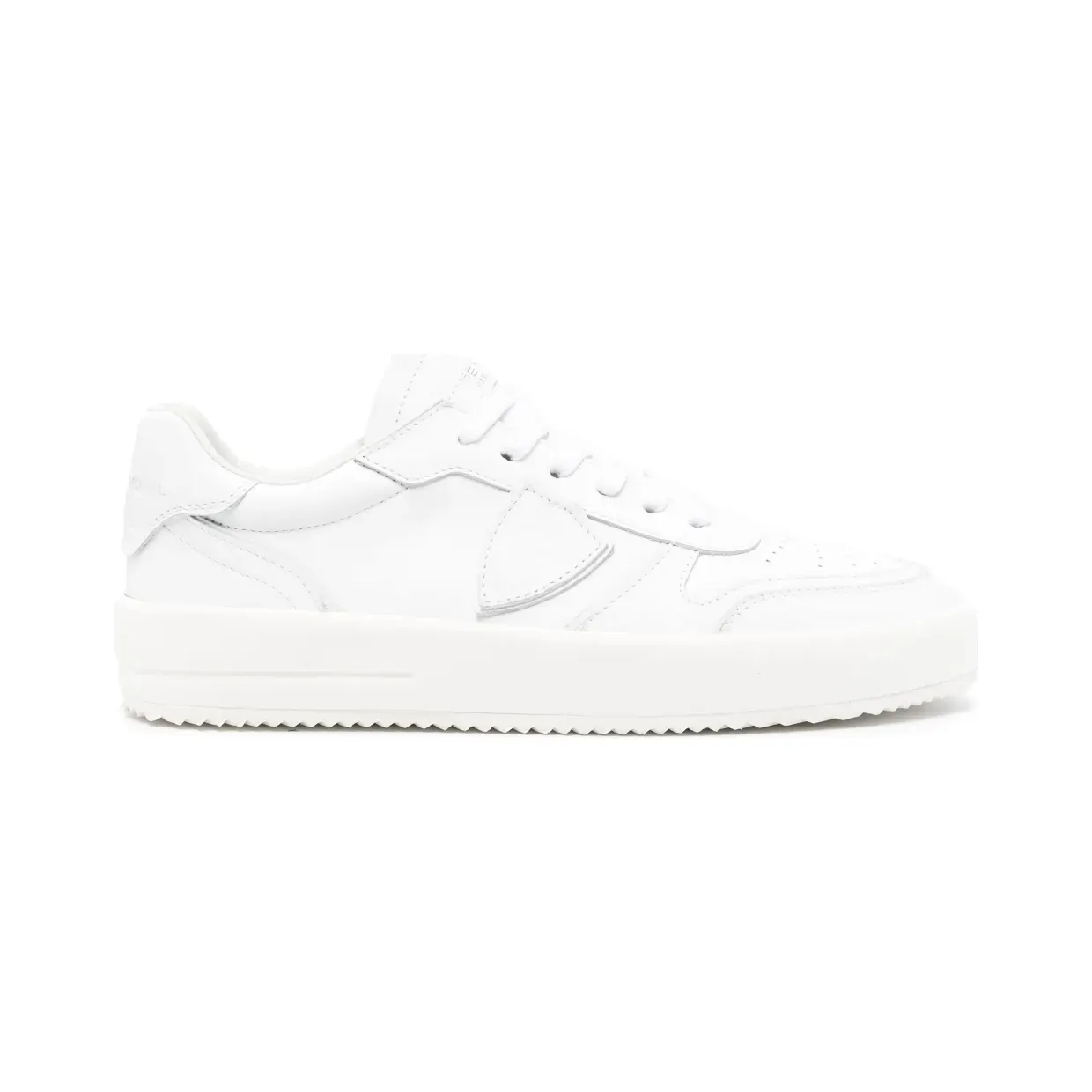 Philippe Model Witte leren met perforaties “White” (VNLDV001)