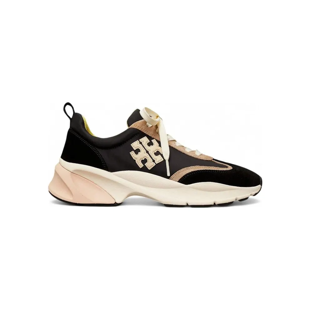 Tory Burch Good Luck Trainer Black Cream Black (83833-001)