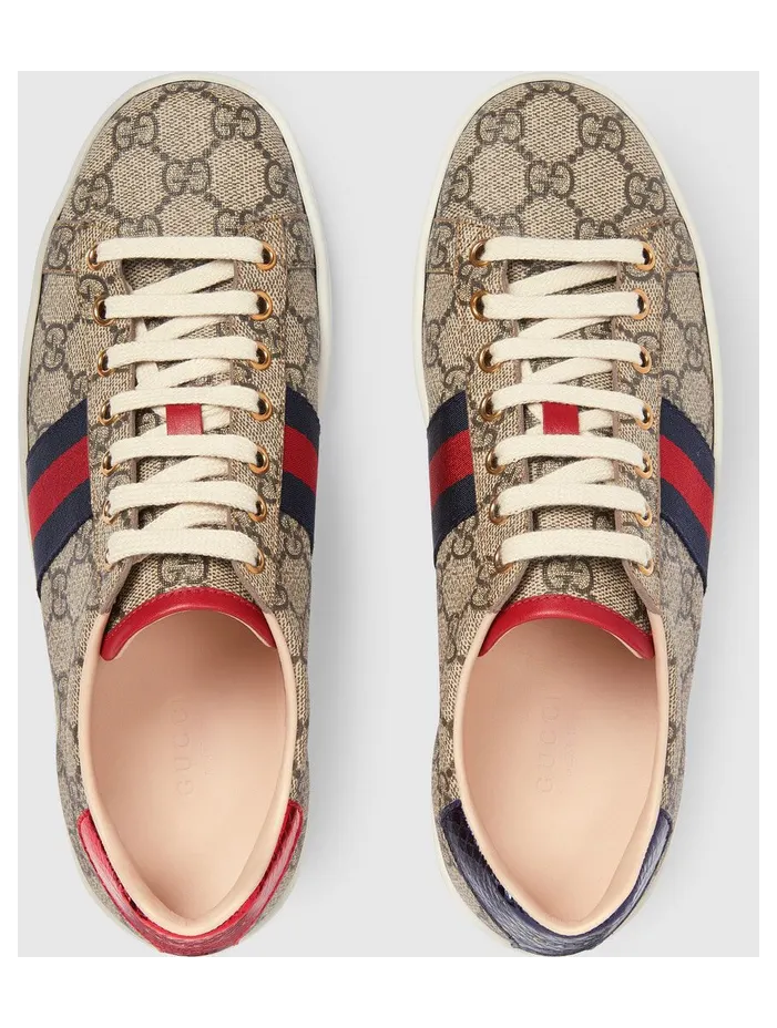 Gucci Ace GG Supreme Navy (W) (499410 K2LH0 9768/499410 96G50 9768) (4)