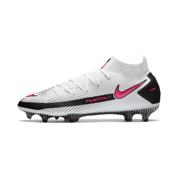 Nike Phantom GT Elite DF FG “White / Black / Pink Blast” (CW6589-160)