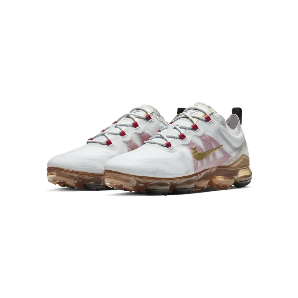 Nike Air VaporMax 2019 Chinese New Year 2019 Pure Platinum Pure Platinum/Metallic Gold-Gym Red (BQ7038-001)