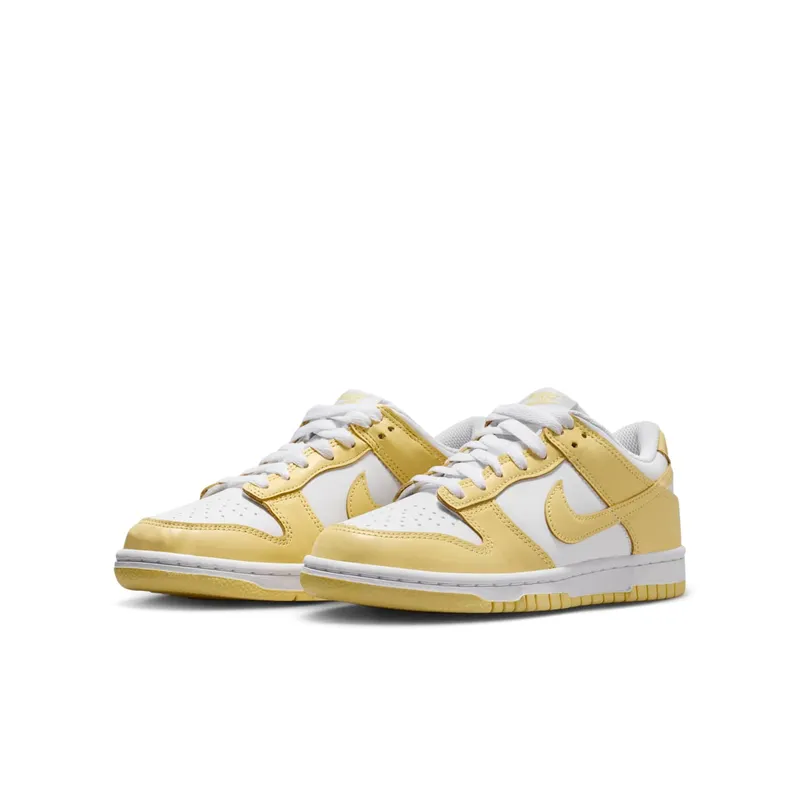 Nike Dunk Low GS “White Soft Yellow” (FB9109-126)