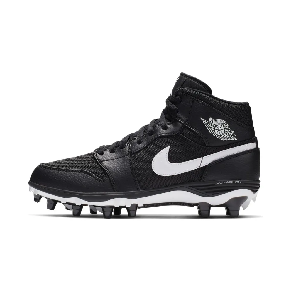 Jordan 1 TD Mid Black White Black/White-White (AR5604-001)