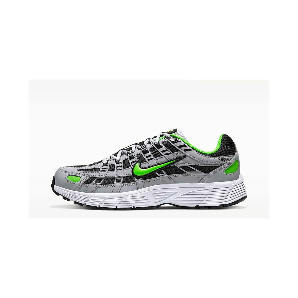 Nike P-6000 Wolf Grey / Electric Green / Black / White (CD6404-005)