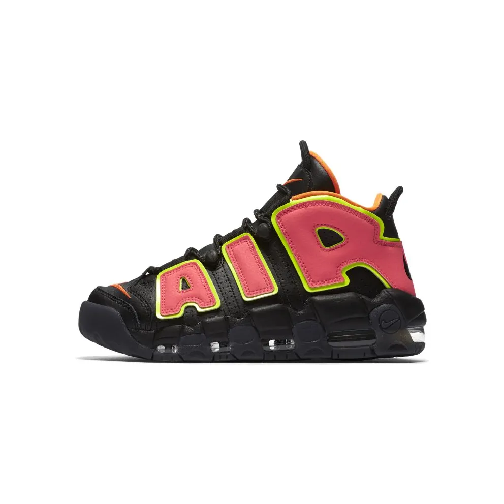 Nike Air More Uptempo Hot Punch (W) Black/Hot Punch-Volt (917593-002)