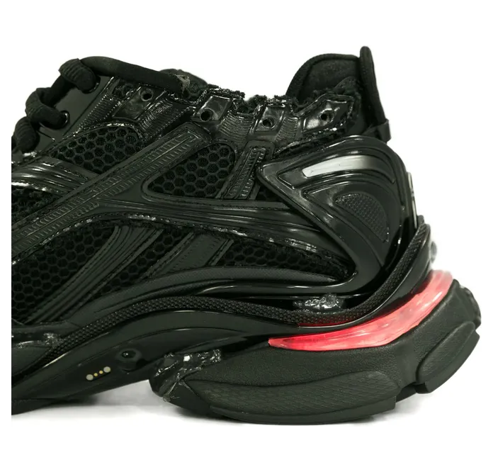Balenciaga Runner Led Lace-up “Black” (853225 WRNLD 1000) (4)
