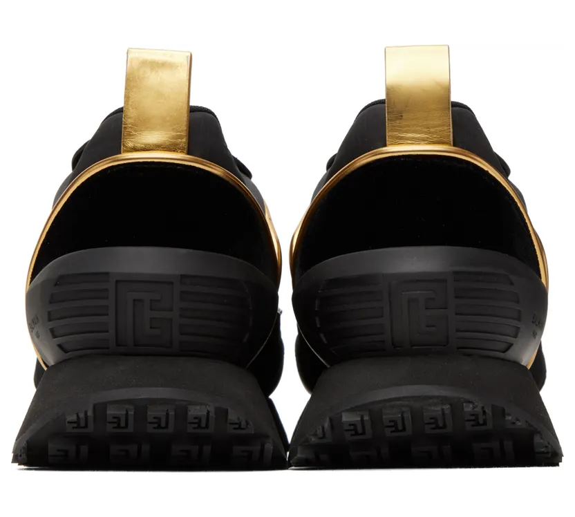 Balmain Black Racer Sneakers (YN1VK704TVNH) (2)