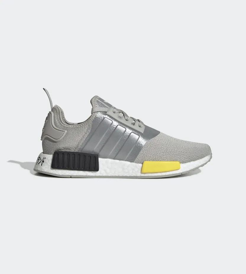 Adidas NMD_R1 ‘Japan Heel – Metal Grey’ Metal Grey/Yellow/Core Black (EF4261)