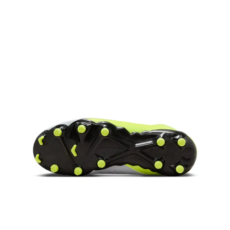 Nike Jr. Phantom Luna 2 Academy MG Metallic Silver Volt Black (FJ2603-003)