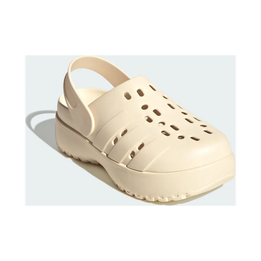 Adidas adilette Platform Clogs Wonder White / Wonder White / Wonder White (JP7159)