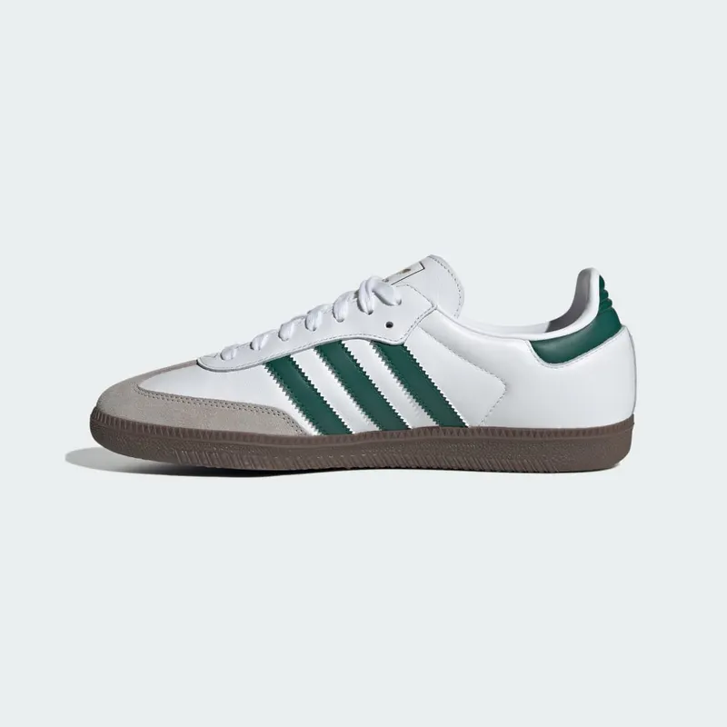 Adidas Samba OG Cloud White / Collegiate Green / Clear Granite (JH8797)
