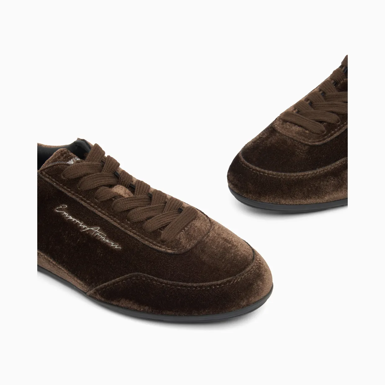Armani Low-Top Sneakers With An Embroidered Side Logo (EW005078-AF14380-U7001) (5)