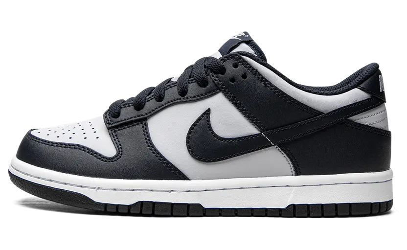 Nike Dunk Low Georgetown (GS) – “Wolf Grey / Dark Obsidian / Total Orange” (CW1590-004)