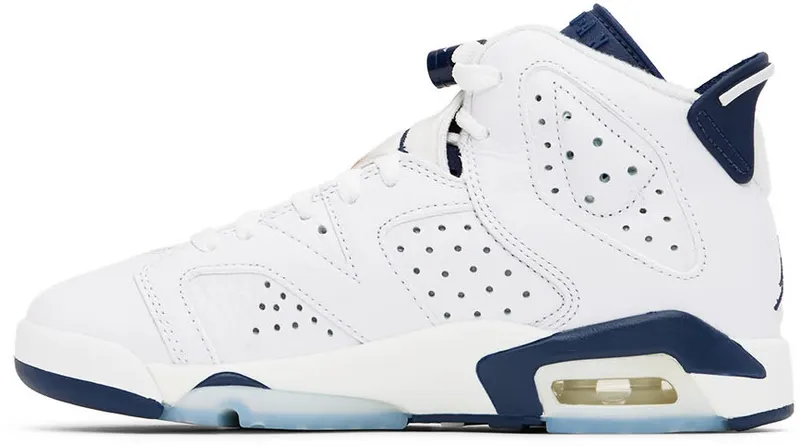 Air Jordan 6 Retro Older Kids’ White (384665-141)
