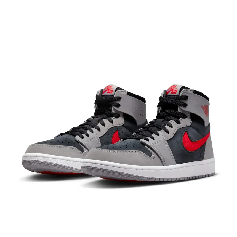 Jordan 1 High Zoom Air CMFT 2 “Black Fire Red Cement” (DV1307-060)