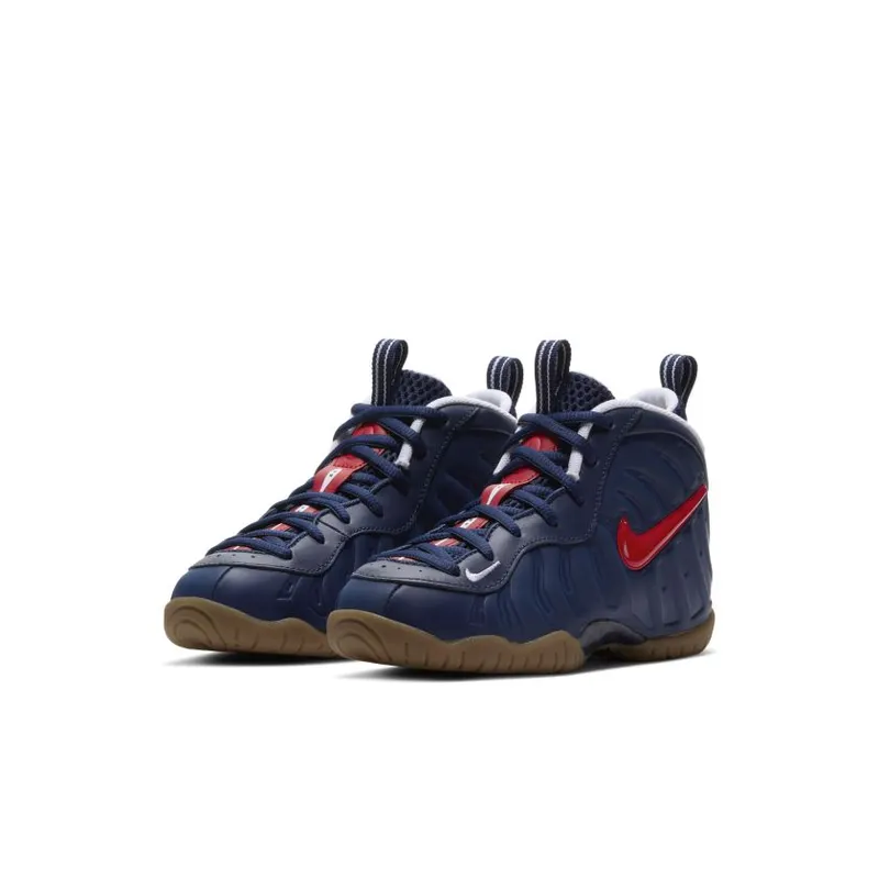 Nike Air Foamposite Pro Blue Void University Red (PS) Blue Void/Gum Light Brown-White-University Red (843755-405)