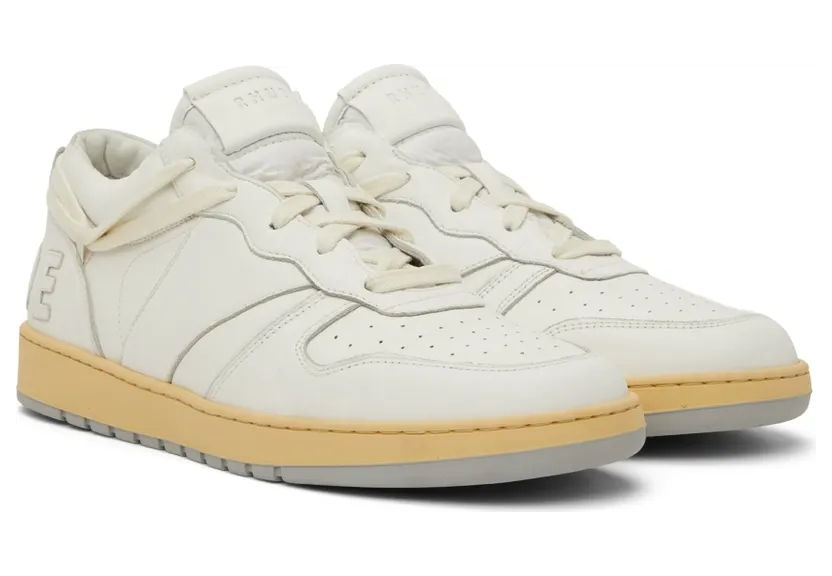 Rhude SSENSE Exclusive White Rhecess Low Sneakers (RHSS22FO23178377) (4)