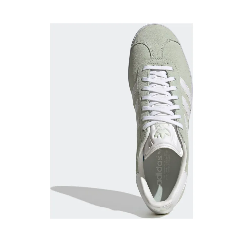 Adidas Gazelle Linen Green / Cloud White / Gold Metallic (GX2206)