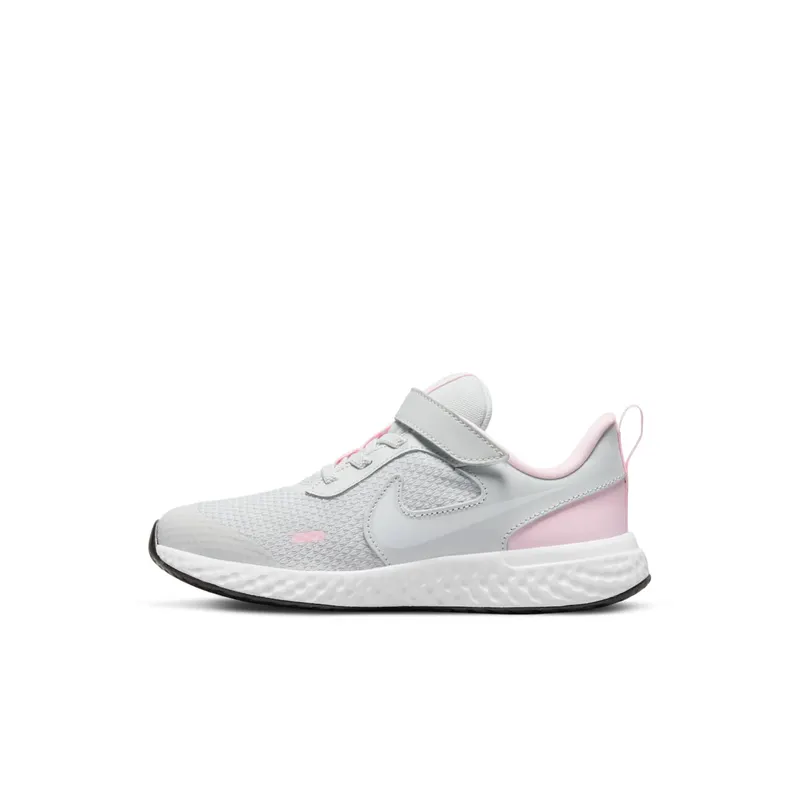 Nike Revolution 5 Grey “Photon Dust / Pink Foam / White” (BQ5672-021)