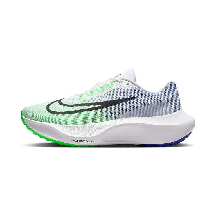 Nike Zoom Fly 5 “White / Green Strike / Racer Blue / Black” (DM8968-101)