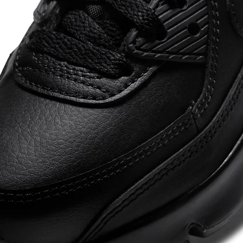 Nike Air Max 90 Black (PS) Black/Black/White (CD6867-001)