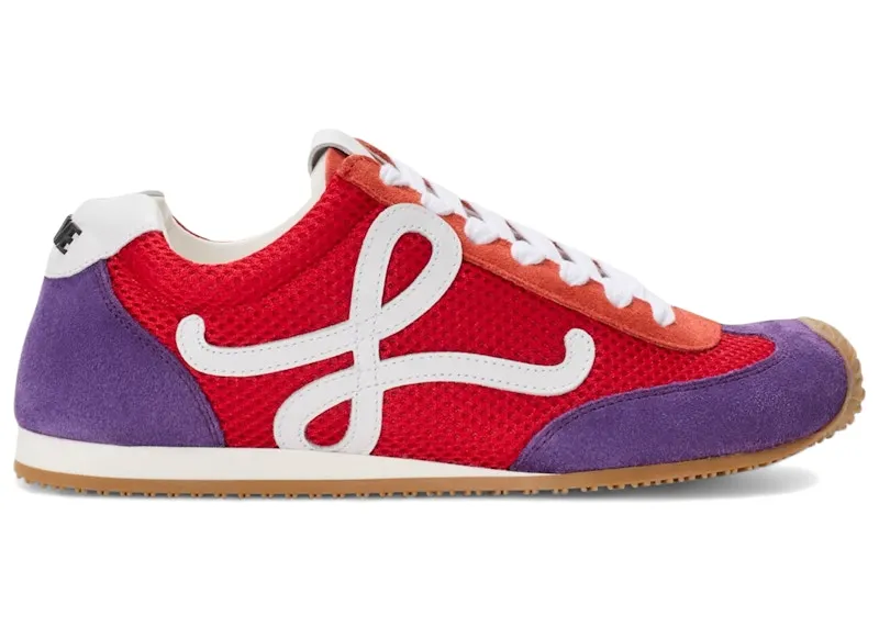 LOEWE Ballet Runner 2.0 Red White Purple (LBR2282X35-0990)