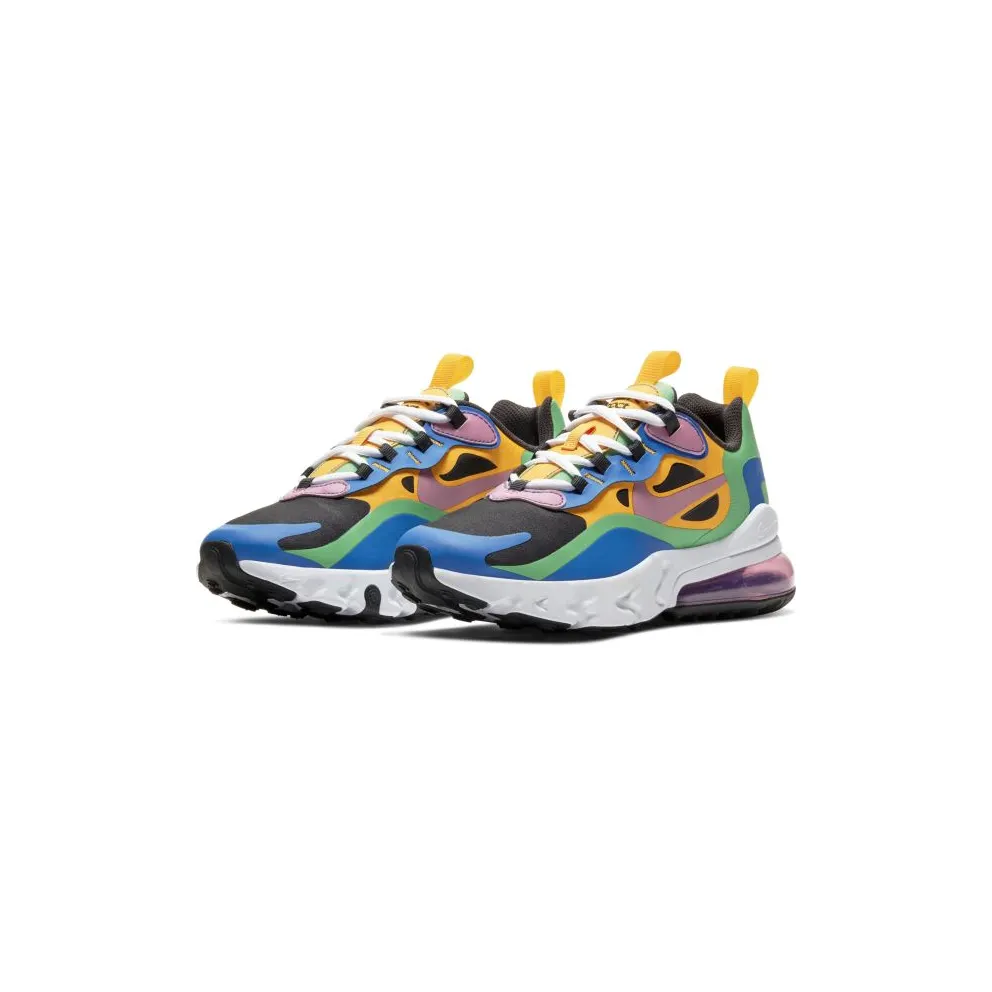 Nike Air Max 270 React Magic Flamingo (GS) Off Noir/University Gold/Soar (CU4668-001)