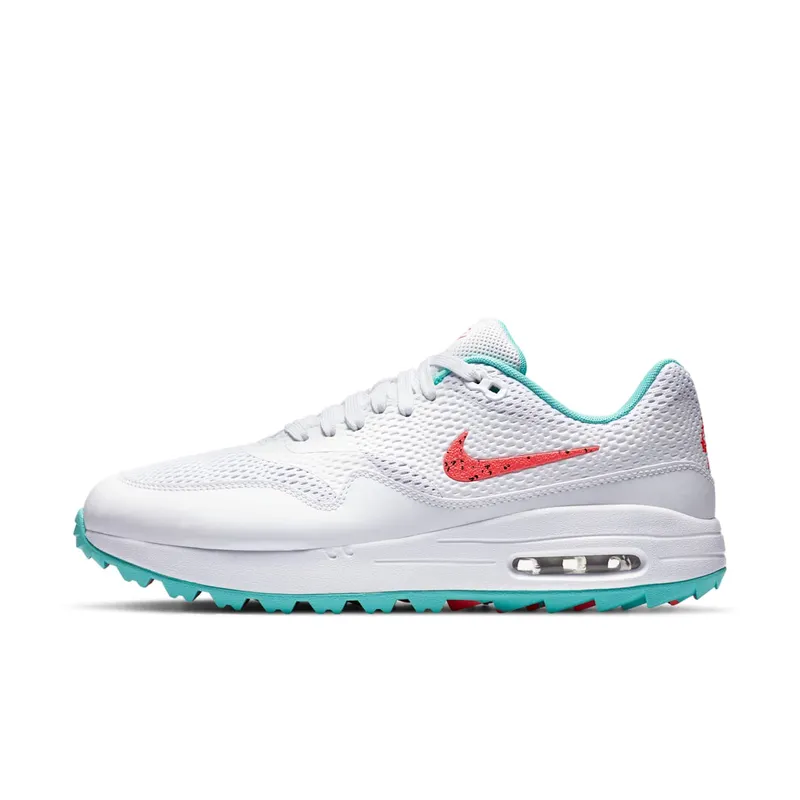 Nike Air Max 1 Golf Watermelon White/Hot Punch-Aurora Green (CI7576-103)