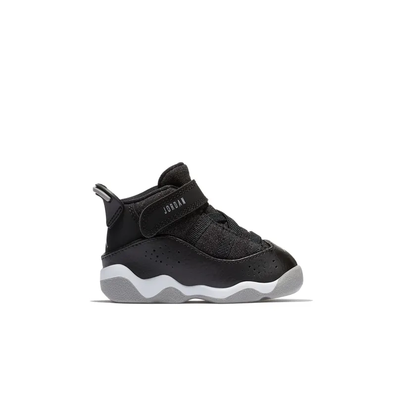 Jordan RETRO 6 RINGS TD “Black / Matte Silver / White” (323420-021)