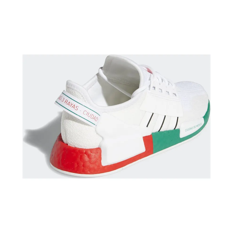 adidas NMD R1 V2 United By Mexico City (GS) White/Black/Green (FY6629)