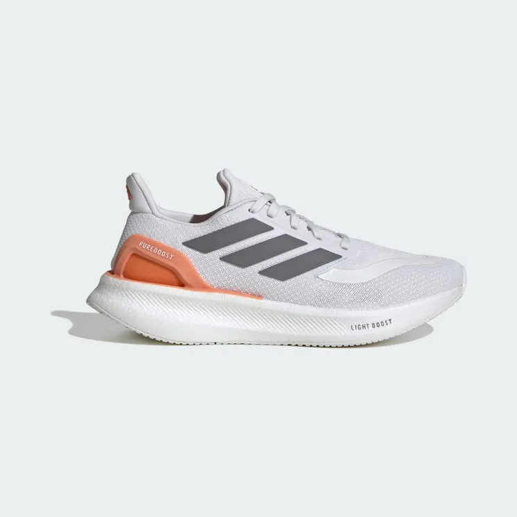 adidas Pureboost 5 Running “Crystal White / Iron Metallic / Cloud White” (JQ6909)