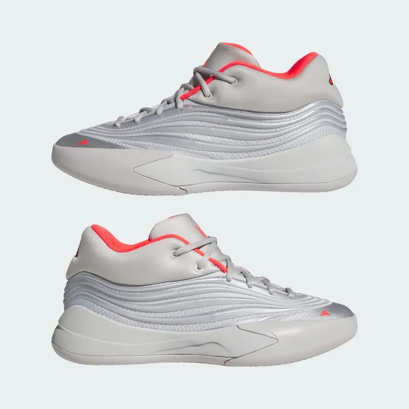 Adidas Dame X Silver Metallic / Grey Two / Lucid Red (KJ4398)