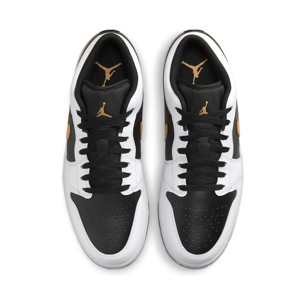 Air Jordan 1 Low “Gold Swoosh” (553558-172)