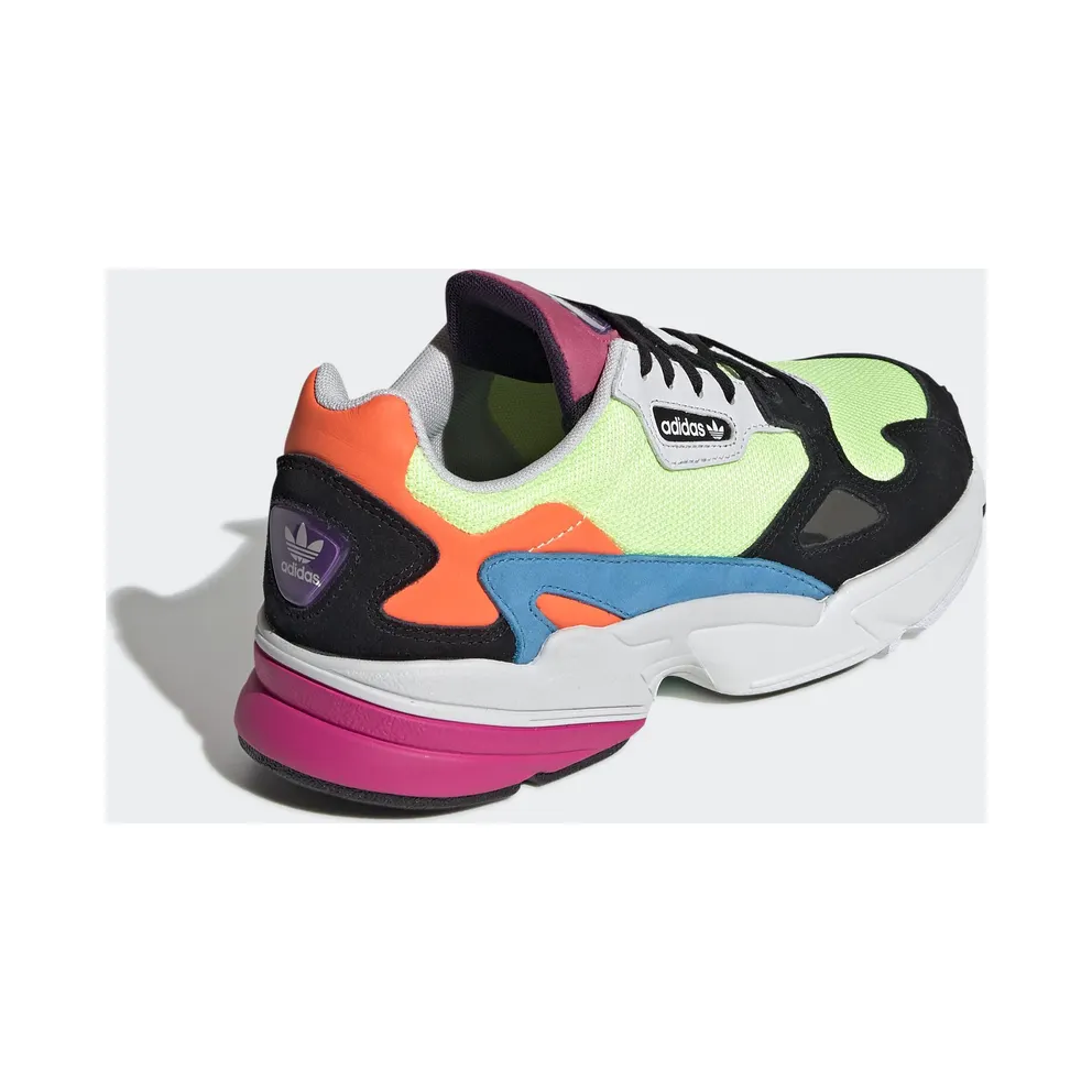 adidas Falcon Hi Res Yellow Multi-Color (W) Hi-Res Yellow/Hi-Res Yellow/Core Black (CG6210)