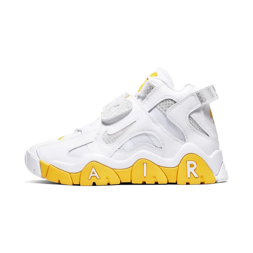 Nike Air Barrage Mid White Chrome Yellow (W)