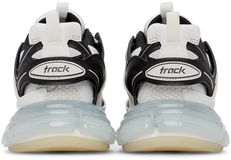 Balenciaga Black & White Track Sneakers (647742-W3BZ2-9010)