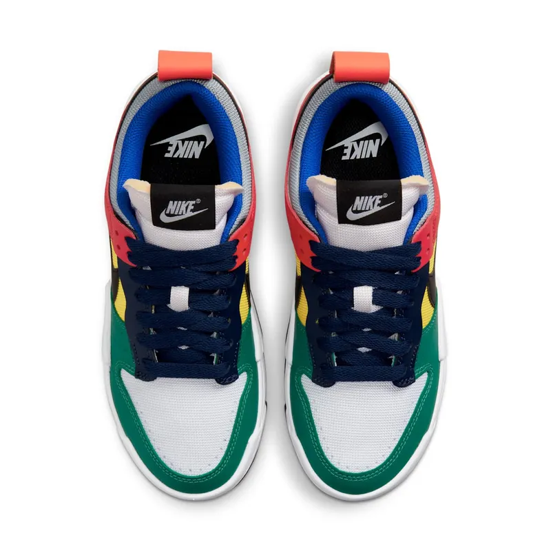 Nike Dunk Low Disrupt ‘Multi-Color’ (2021) – “Wolf Grey / Tour Yellow / University Red / Black” (CK6654-004)